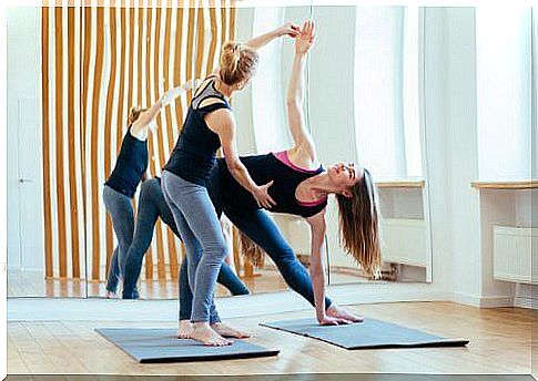 Some types of yoga require high energy consumption so they can help you lose weight.  And then it is one of the most used forms of training for sensitive joints