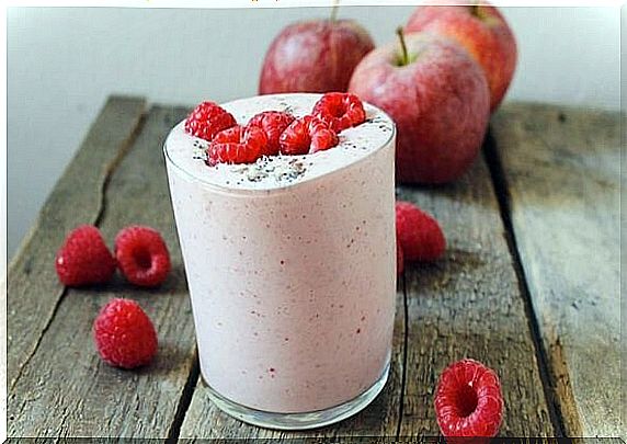 Raspberry smoothie