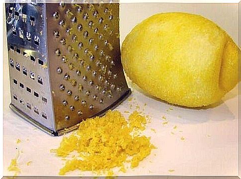 Grater and lemon